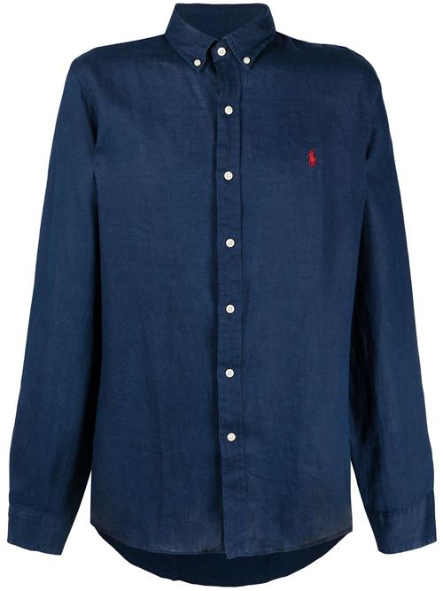 Camicia da uomo in lino. Polo Ralph Lauren | 710829443001